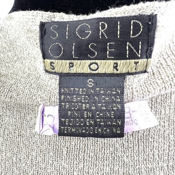 Sigrid Olsen Sport Cream Color Lightweight Sweater Size S - Picture 9 of 13